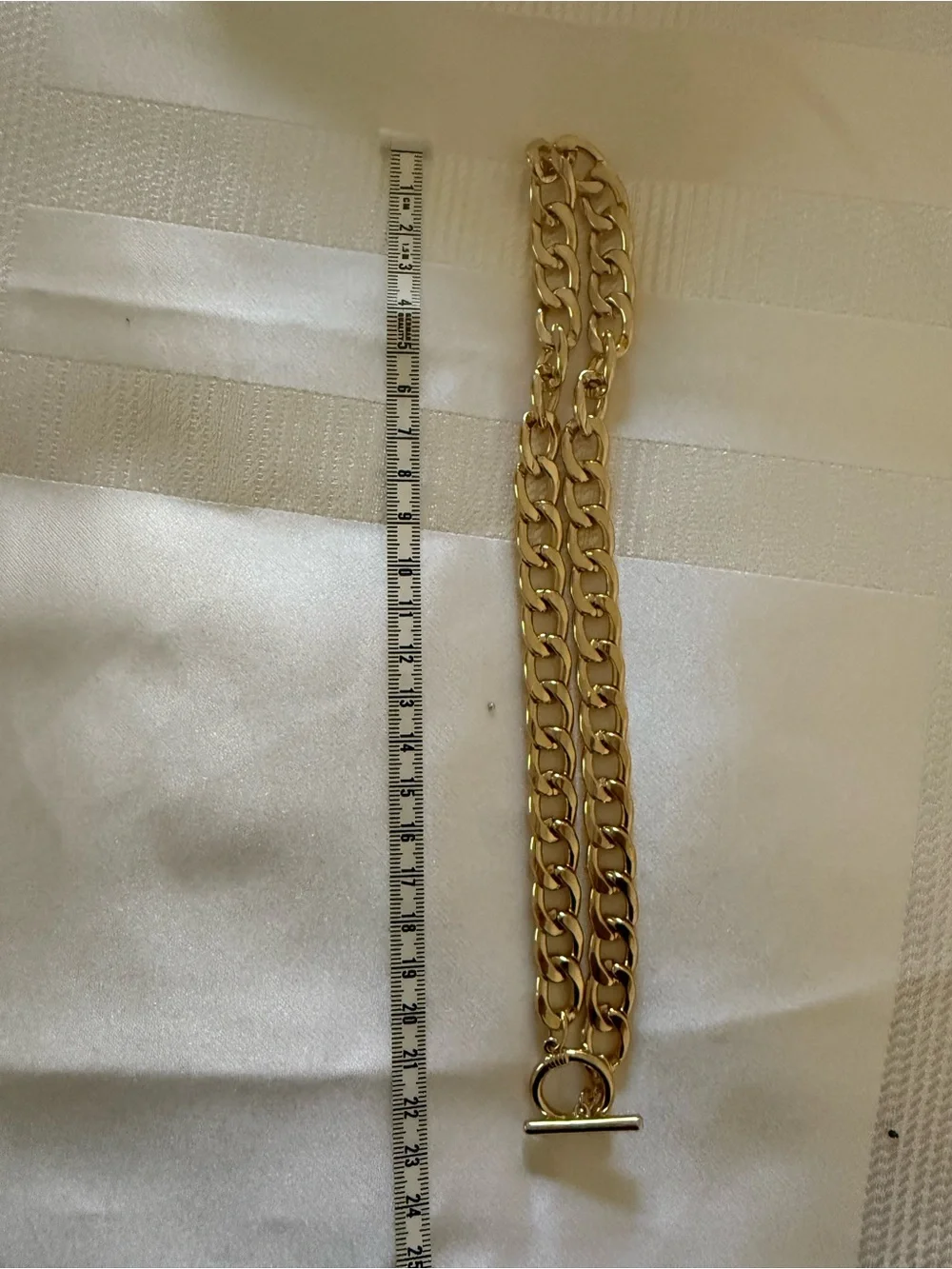 Cynthia Rowley Gold Curb Chain Necklace
